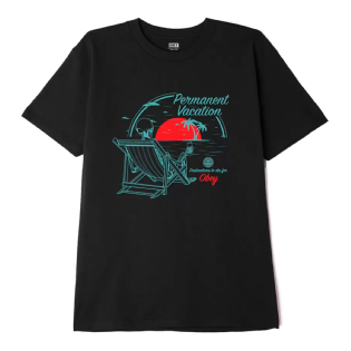 Camiseta Obey Permanent Vacation Preto