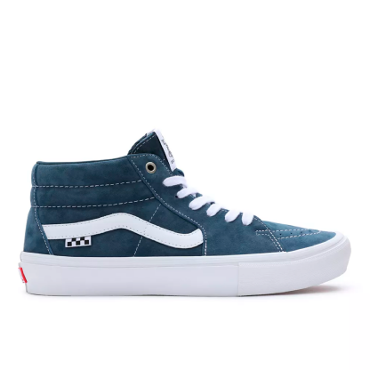 Tênis Vans Skate Grosso Mid Pig Suede Azul