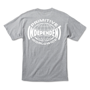 Camiseta Primitive X Independent Global Cinza