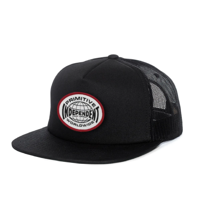 Boné Trucker Primitive X Independent Global Preto