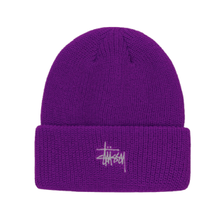 Gorro Stussy Basic Cuff Roxo