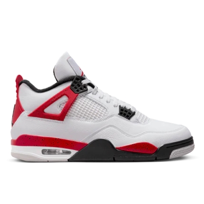 Tênis Nike Air Jordan 4 Retro " Red Cement " Branco/vermelho