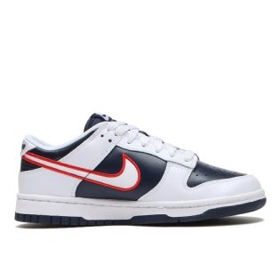 Tênis Feminino Nike Dunk Low Prm "houston Comets Four-peat" Branco/azul