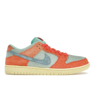 Tênis Nike Sb Dunk Low Pro " Orange And Emerald Rise " Colorido