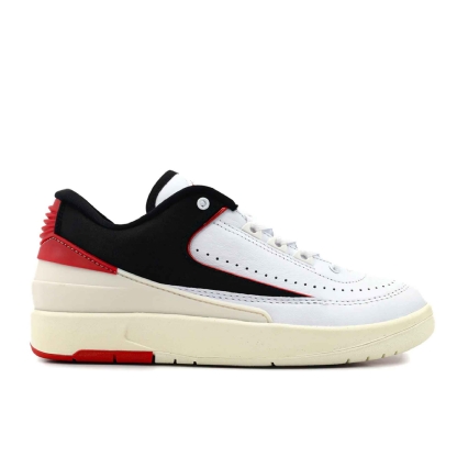 Tênis Feminino Nike Air Jordan 2 Low "black Satin" Branco/preto