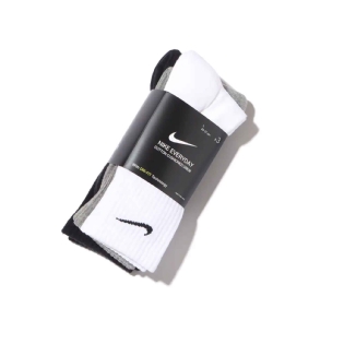 Meia Nike Everyday Cush Crew ( 3 Pares ) Colorido
