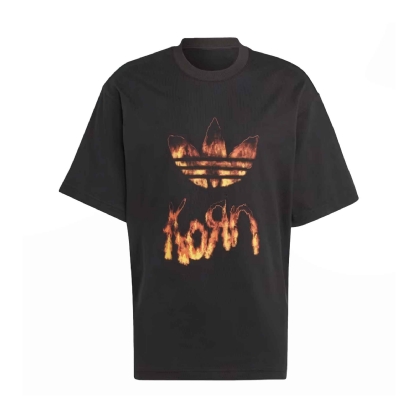 Camiseta Adidas X Korn Trefoil Preto