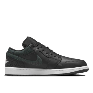 Tênis Nike Air Jordan 1 Low Se "black Elephant" Preto