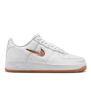 Tênis Nike Air Force 1 Low " Bronze Jewel " Branco/dourado