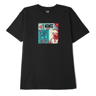 Camiseta Obey Fragile Cargo Preto