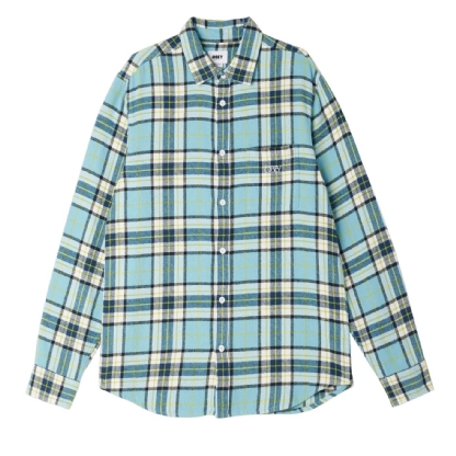 Camisa Flanelada Obey Vince Woven Azul