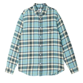 Camisa Flanelada Obey Vince Woven Azul