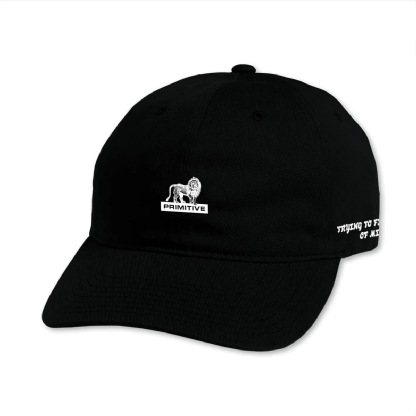 Boné Strapback Primitive X Bob Marley Trenchtown Preto