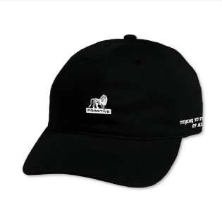 Boné Strapback Primitive X Bob Marley Trenchtown Preto