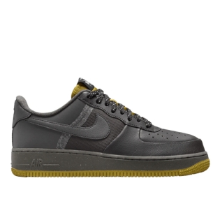 Tênis Nike Air Force 1 07 Lv8 "medium Ash" Preto/amarelo