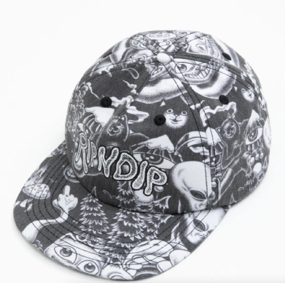 Boné Ripndip Dark Twisted Fantasy Preto