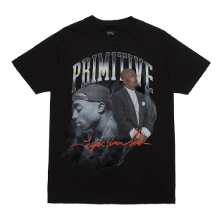 Camiseta Primitive X Tupac Legend Preto