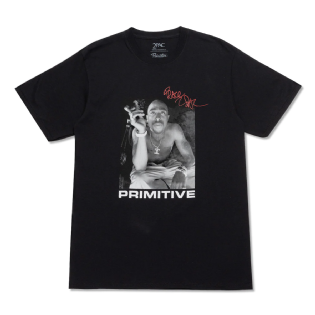 Camiseta Primitive X Tupac Smoke Preto