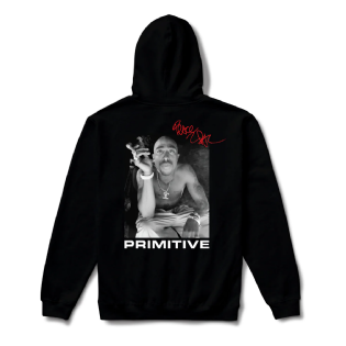 Moletom Primitive X Tupac Smoke Preto