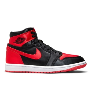 Tênis Feminino Nike Air Jordan 1 Retro High Og Preto/vermelho