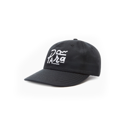 Bone Parra Fonted 6 Panel Preto