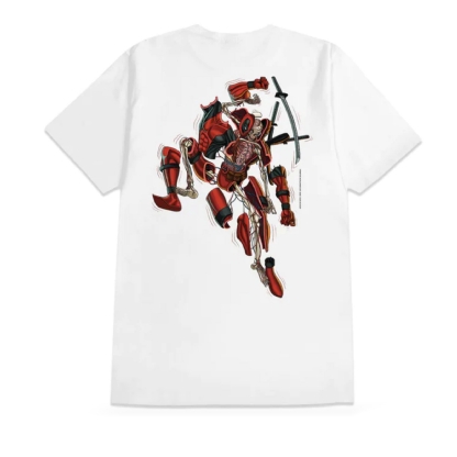 Camiseta Primitive X Marvel Deadpool Branco