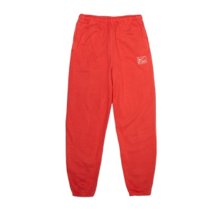 Calça De Moletom Nike X Stussy Washed Fleece Vermelho