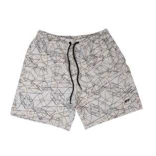 Shorts Maze  Pista De Skate Branco