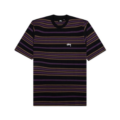 Camiseta Stussy Alton Stripe Crew Listrada