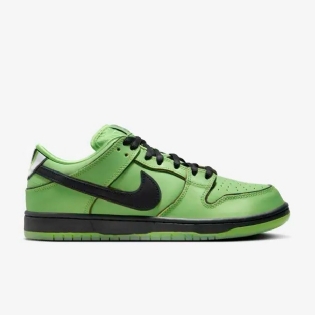 Tênis Nike Sb Dunk Low Pro Qs The Powerpuff Girls  (um Par Por Cpf) Verde