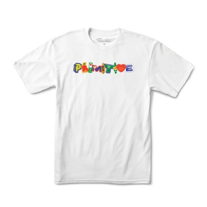 Camiseta Primitive Peeled Branco
