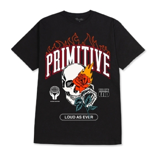 Camiseta Primitive Heat Preto