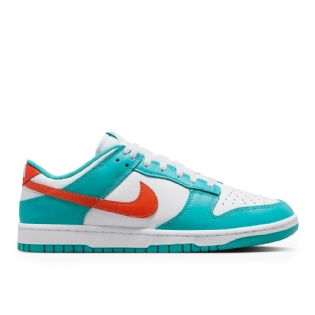 Tênis Nike Dunk Low " Miami Dolphins " Branco/verde