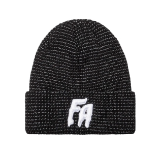 Gorro F.awesome Reflective Waffle Cuff Beanie Preto