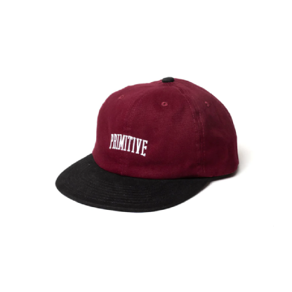 Boné Primitive Mini Collegiate 6 Panel Unstructured Vinho