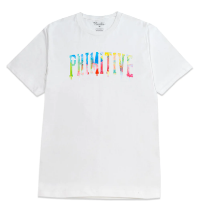 Camiseta Primitive Collegiate Drip Branco