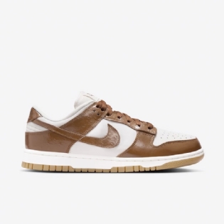 Tênis Nike Feminino Dunk Low " Brown Ostrich " Marrom