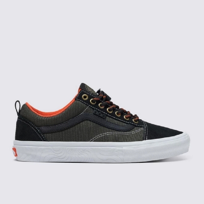 Tênis Vans Skate Old Skool X Spitfire Preto/laranja