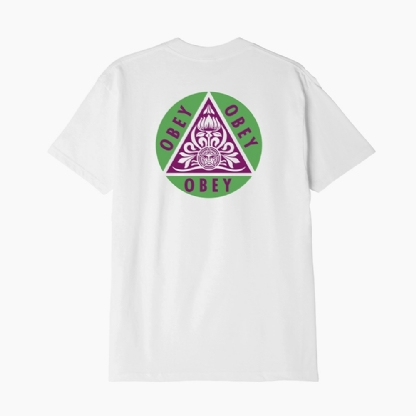 Camiseta Obey Pyramid Branco