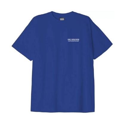 Camiseta Obey Worldwide Cities Azul