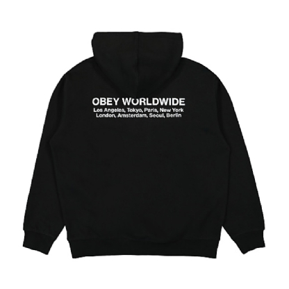 Moletom Obey Worldwide Cities Preto