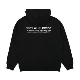 Moletom Obey Worldwide Cities Preto