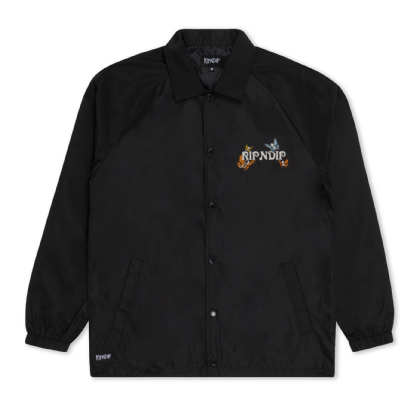 Jaqueta Ripndip Illusion Jerm Coaches Preto