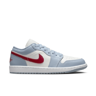 Tênis Feminino Nike Air Jordan 1 Low "  Blue Whisper " Azul/branco