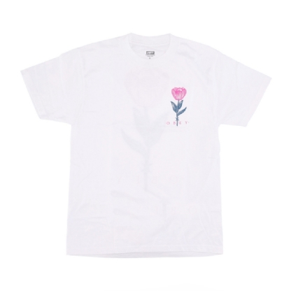 Camiseta Obey Barwire Flower Branco
