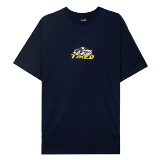 Camiseta Tired Cat Nap Ss Azul Marinho