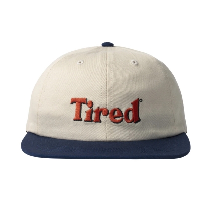 Boné Tired Two Tone Logo Branco/azul