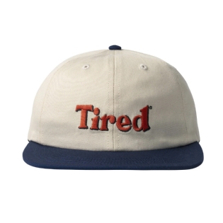 Boné Tired Two Tone Logo Branco/azul
