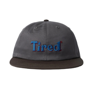 Boné Tired Two Tone Logo Cinza/marrom