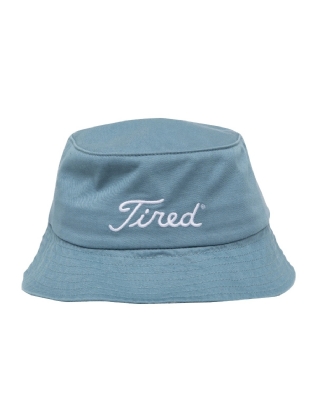 Bucket Tired Golf Logo Azul